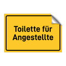 Toilette für Angestellte