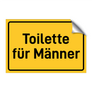 Toilette für Männer