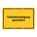 Toilettenreinigung geschätzt