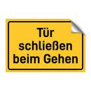 Tür schließen beim Gehen