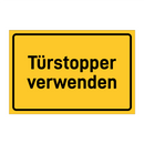Türstopper verwenden