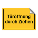 Türöffnung durch Ziehen