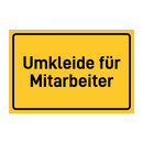Umkleide für Mitarbeiter