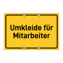 Umkleide für Mitarbeiter