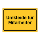 Umkleide für Mitarbeiter
