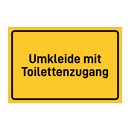 Umkleide mit Toilettenzugang