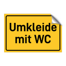 Umkleide mit WC