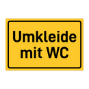 Umkleide mit WC