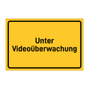 Unter Videoüberwachung