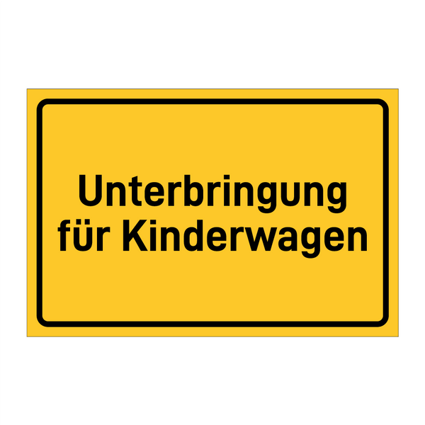 Unterbringung für Kinderwagen