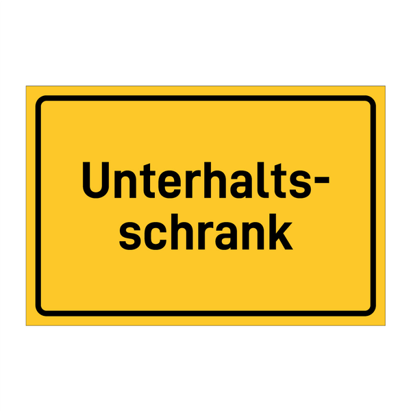 Unterhalts- schrank