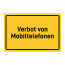 Verbot von Mobiltelefonen