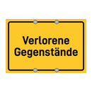 Verlorene Gegenstände