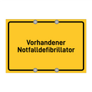 Vorhandener Notfalldefibrillator