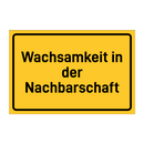 Wachsamkeit in der Nachbarschaft