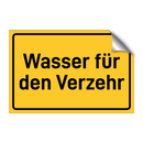 Wasser für den Verzehr