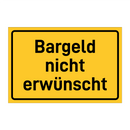 Bargeld nicht erwünscht & Bargeld nicht erwünscht & Bargeld nicht erwünscht