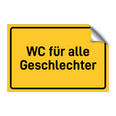 WC für alle Geschlechter