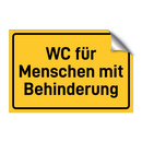 WC für Menschen mit Behinderung