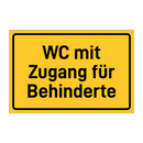 WC mit Zugang für Behinderte