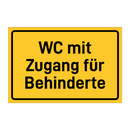 WC mit Zugang für Behinderte