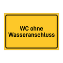 WC ohne Wasseranschluss
