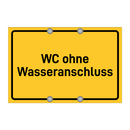 WC ohne Wasseranschluss