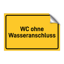 WC ohne Wasseranschluss