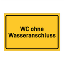 WC ohne Wasseranschluss