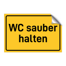 WC sauber halten