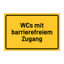 WCs mit barrierefreiem Zugang