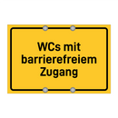 WCs mit barrierefreiem Zugang
