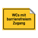 WCs mit barrierefreiem Zugang