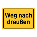 Weg nach draußen