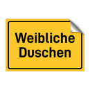 Weibliche Duschen