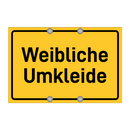 Weibliche Umkleide