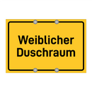 Weiblicher Duschraum