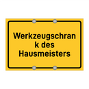 Werkzeugschrank des Hausmeisters