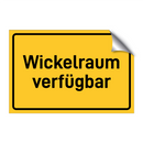 Wickelraum verfügbar