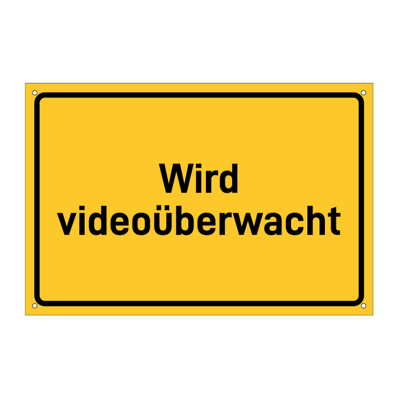Wird videoüberwacht