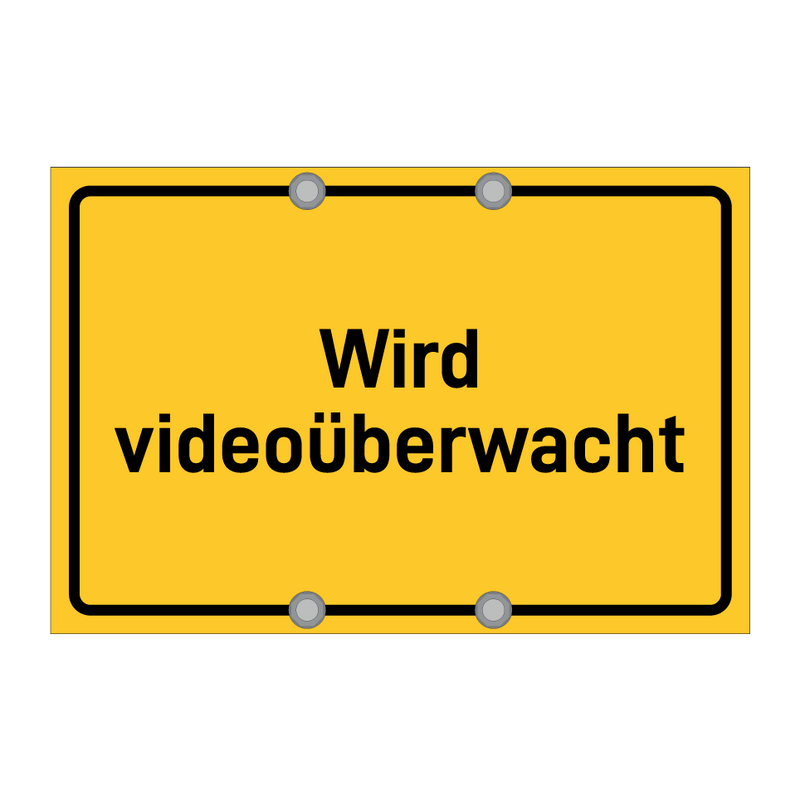 Wird videoüberwacht