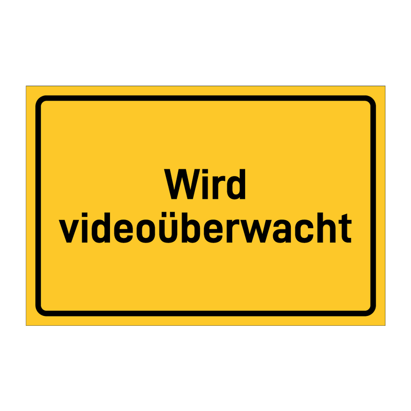 Wird videoüberwacht