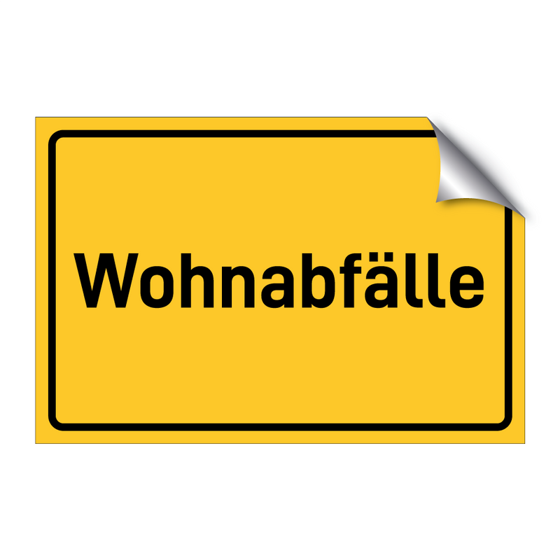 Wohnabfälle