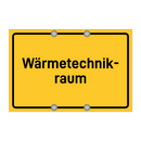 Wärmetechnik- raum