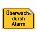 Überwacht durch Alarm