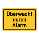 Überwacht durch Alarm