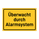 Überwacht durch Alarmsystem