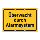 Überwacht durch Alarmsystem