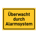 Überwacht durch Alarmsystem