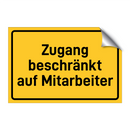 Zugang beschränkt auf Mitarbeiter